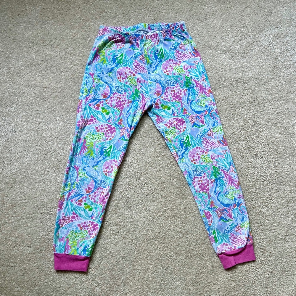 Lilly Pulitzer sleep pants girl 8